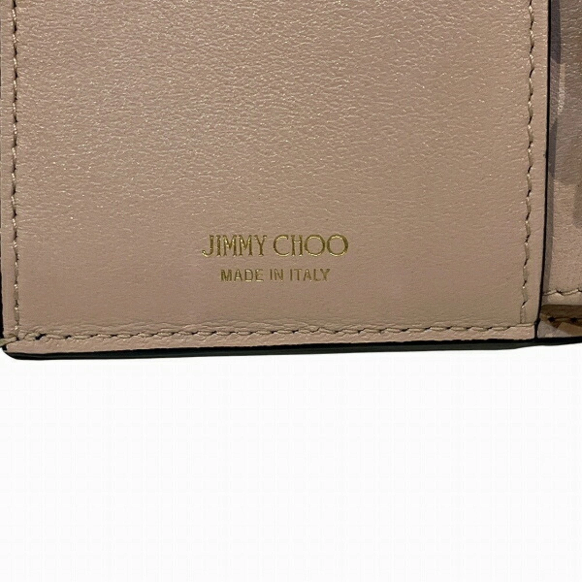 Jimmy Choo Leather Wallet (Tri-Fold) (Pre-Owned)