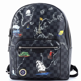 Josh Backpack Limited Edition Renaissance Map Damier Graphite