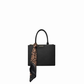Just Cavalli Women's Leopard Print Scarf Hand Bag