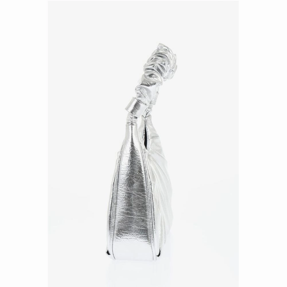 Jw Pei Ruched Metallic Faux Leather GABBI Hobo Bag