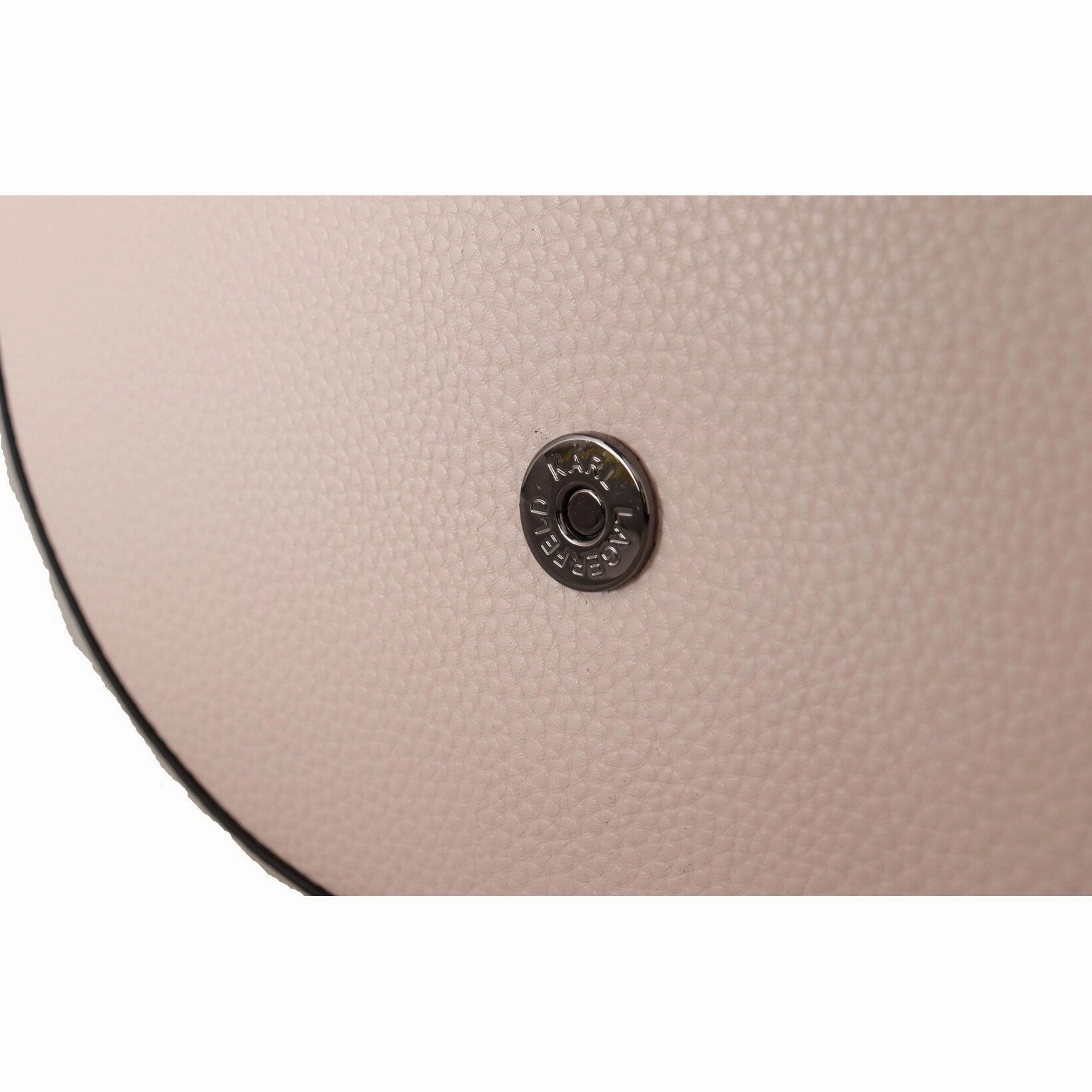 Karl Lagerfeld Elegant Mauve Light Pink Leather Shoulder Women's Bag