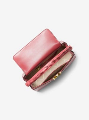 Karlie Medium Leather Satchel