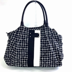 Kate Spade   Cotton Patent Leather Handbag Tote Bag (Pre-Owned)