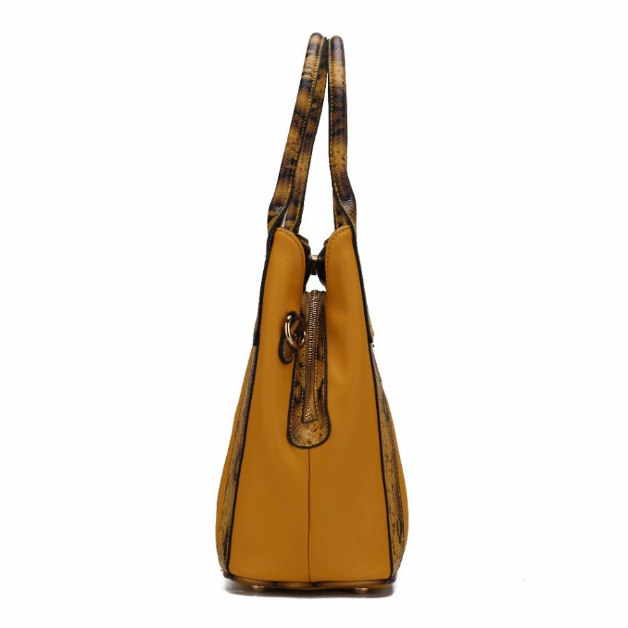 Kenna Snake embossed Vegan Leather Womens Tote Bag