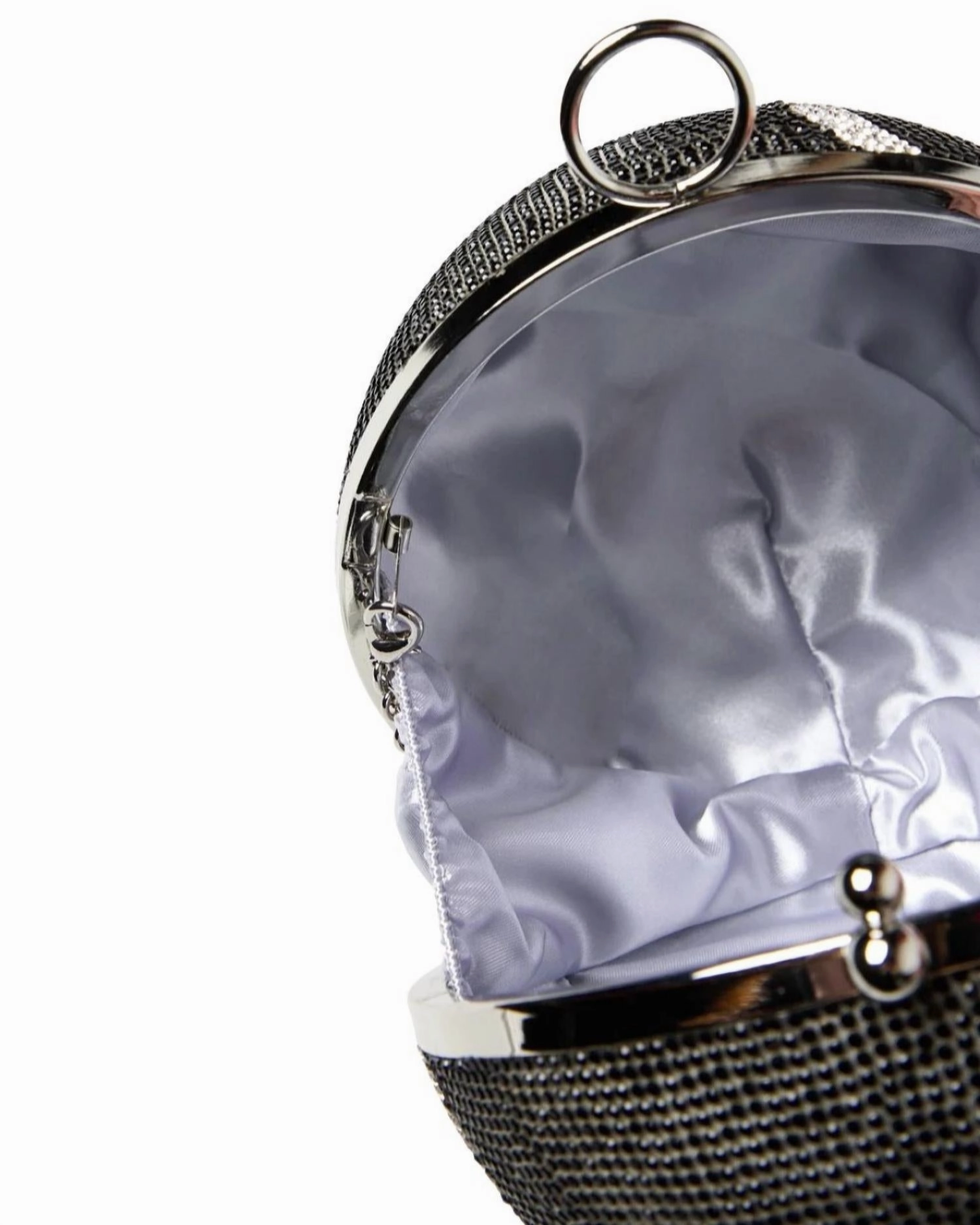Kenza Crossbody Bag In Jet Crystal Tennisball