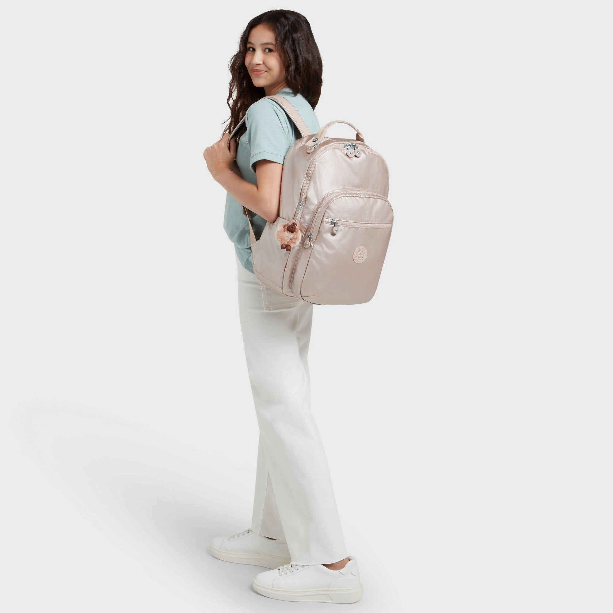 Kipling Seoul Large Metallic 15" Laptop Backpack