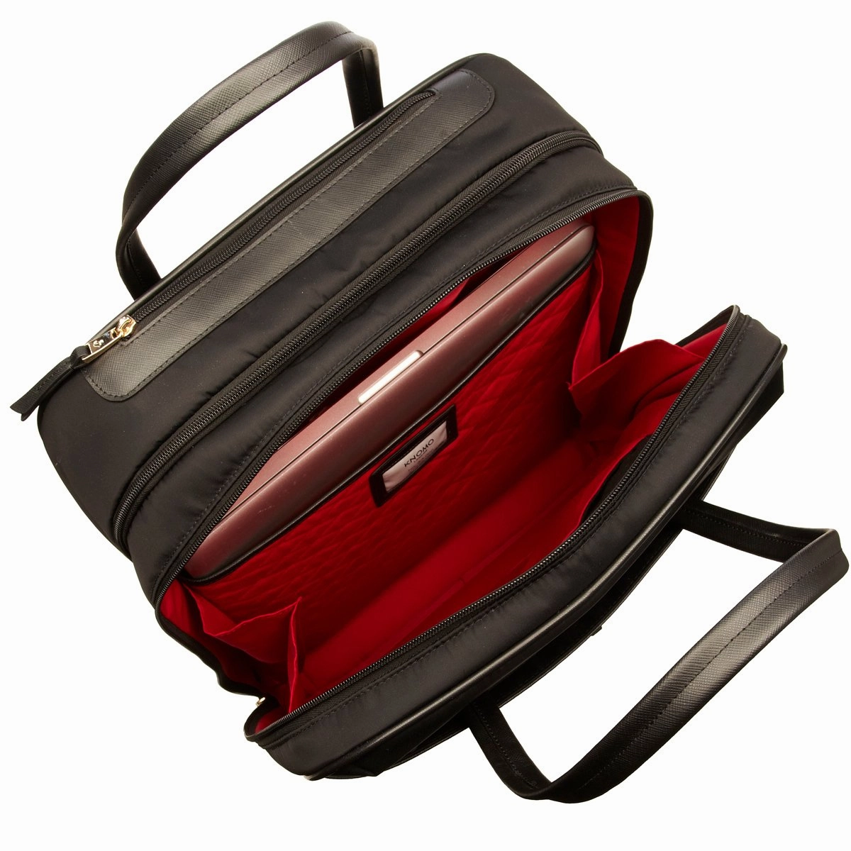 Knomo London Burlington 15" Wheeled Carry-On Brief