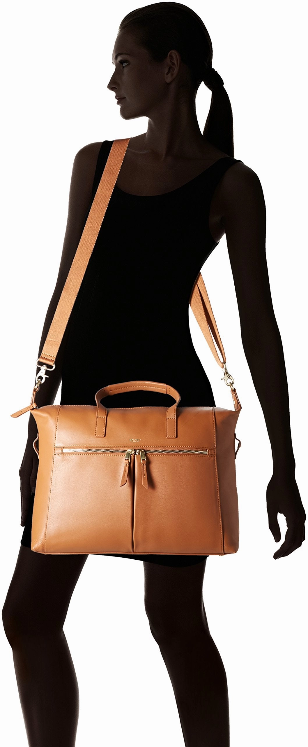 Knomo London Mayfair Luxe Audley 14" RFID Briefcase
