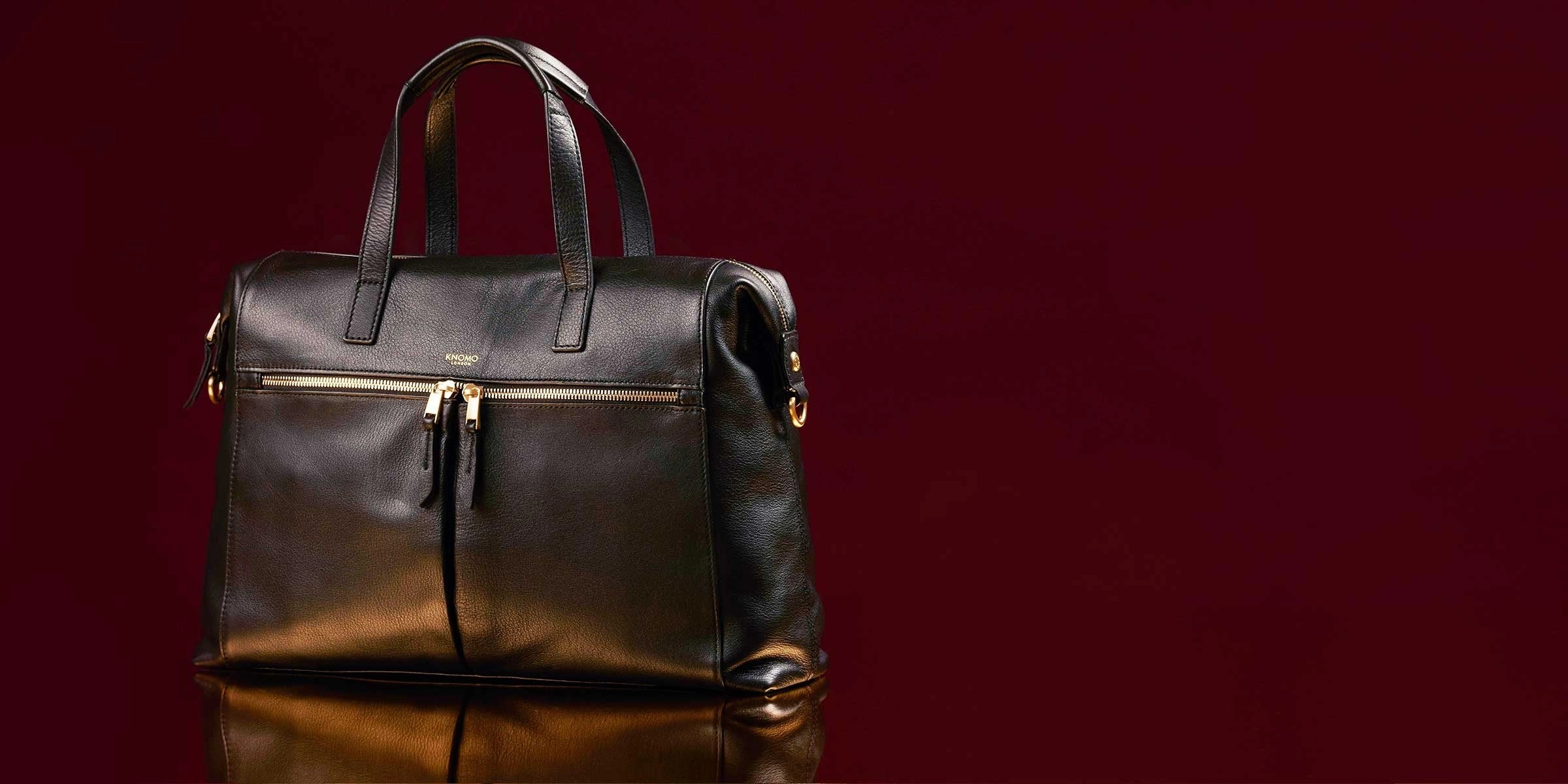 Knomo London Mayfair Luxe Audley 14" RFID Briefcase