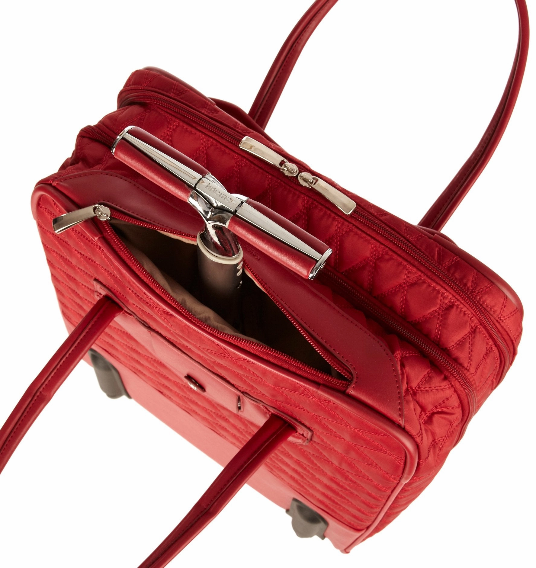 Knomo London Scala 15" Wheeled Carry-On Brief