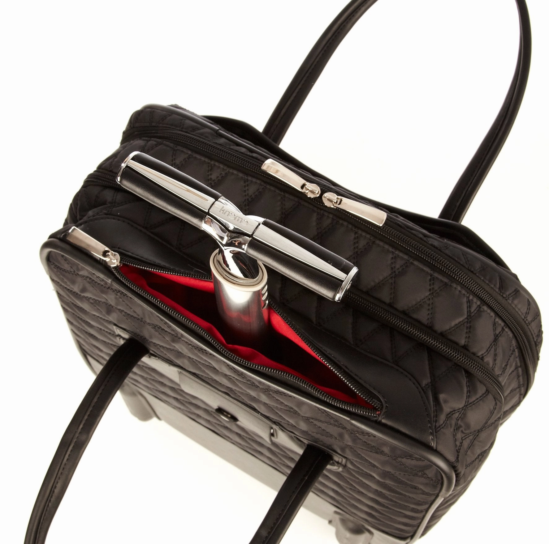 Knomo London Scala 15" Wheeled Carry-On Brief