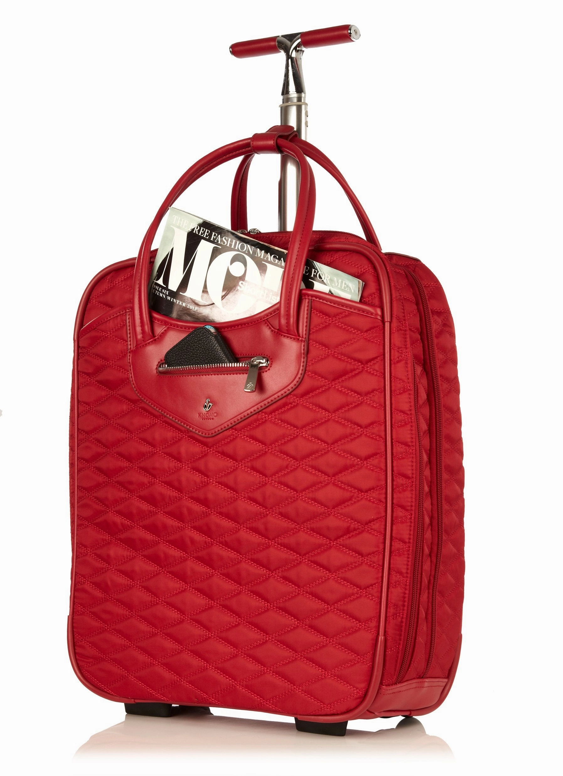 Knomo London Scala 15" Wheeled Carry-On Brief