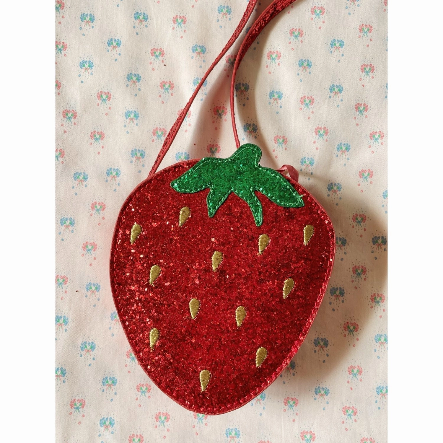 Konges Sljd Barbados Cherry Tut Strawberry Shoulder Bag
