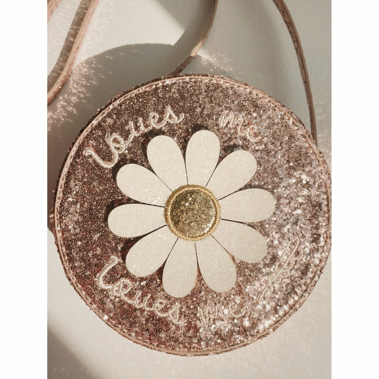 Konges Sljd Cameo Rose Glitter Daisy Shoulder Bag