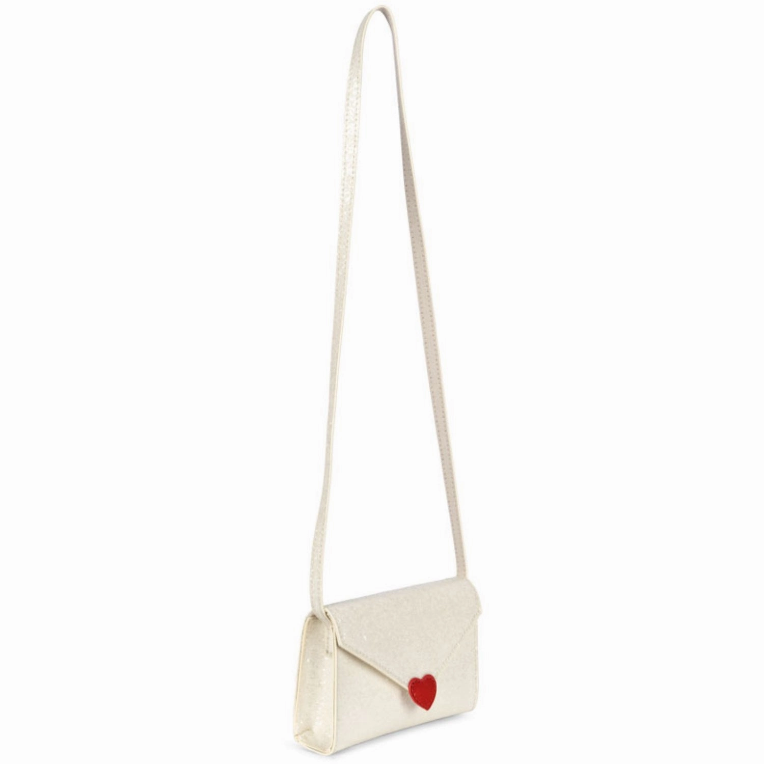 Konges Sljd Cream Glitter Love Letter Bag