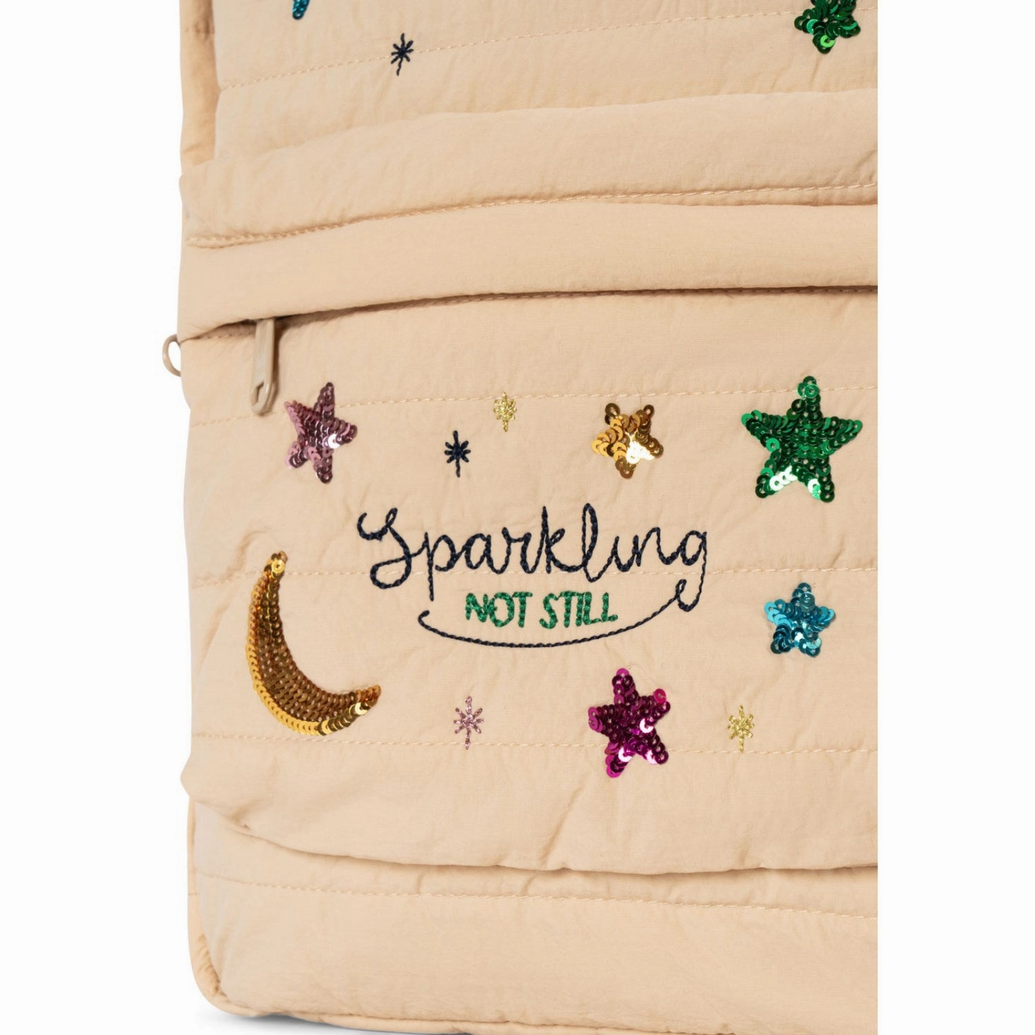 Konges Sljd Frapp Juno Quilted Sequin Backpack Midi