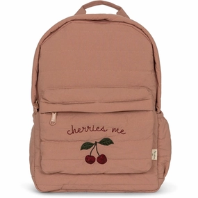 Konges Sljd Juno Quilted Backpack Midi Cameo Brown