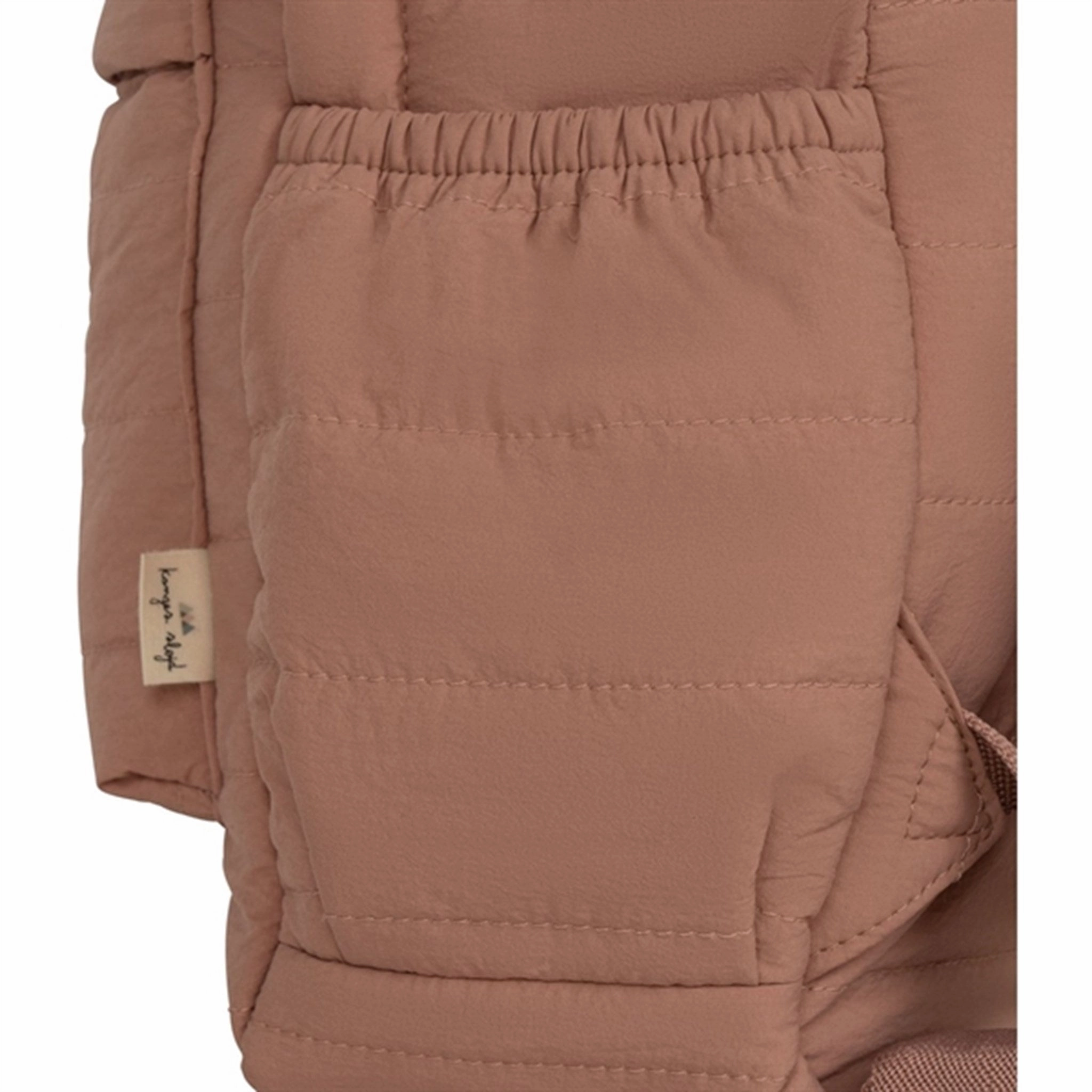 Konges Sljd Juno Quilted Backpack Midi Cameo Brown