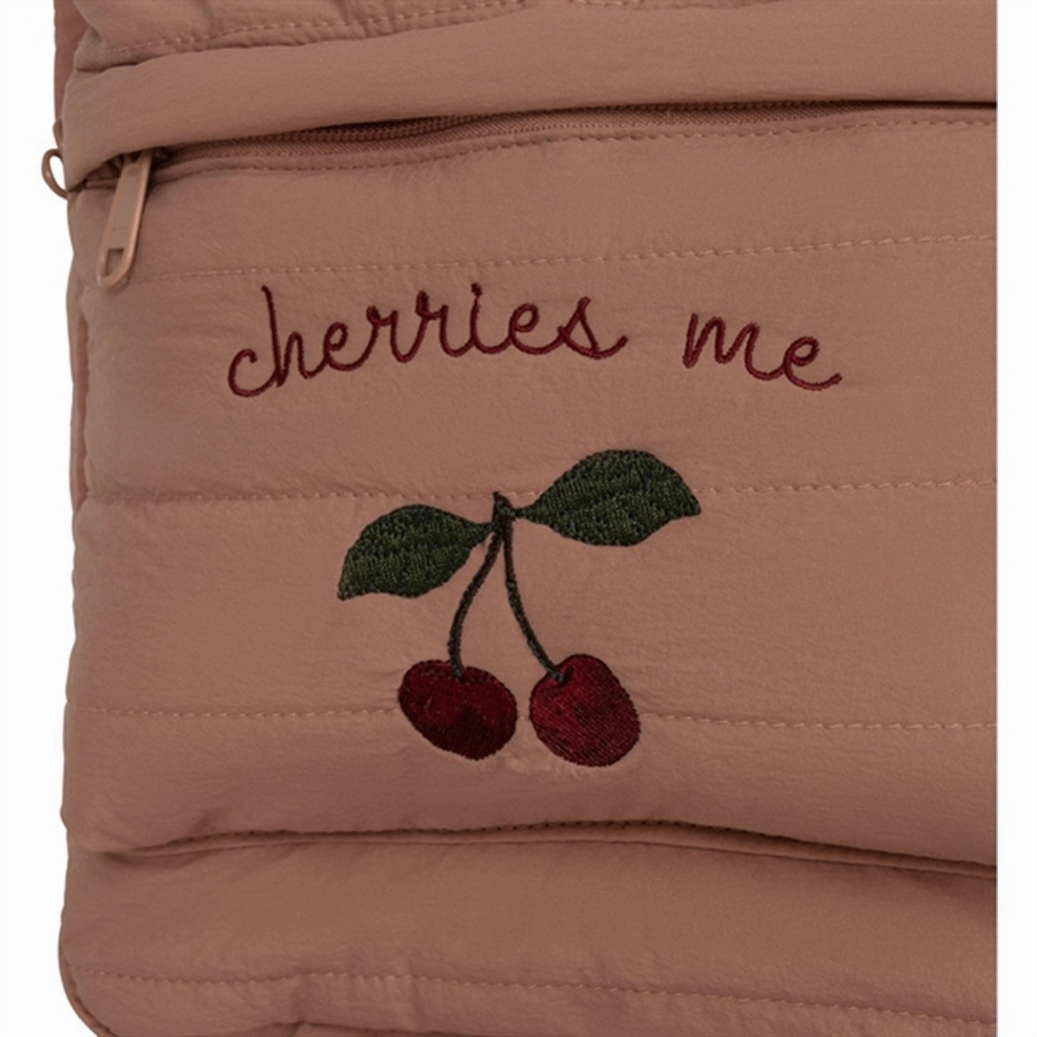 Konges Sljd Juno Quilted Backpack Midi Cameo Brown