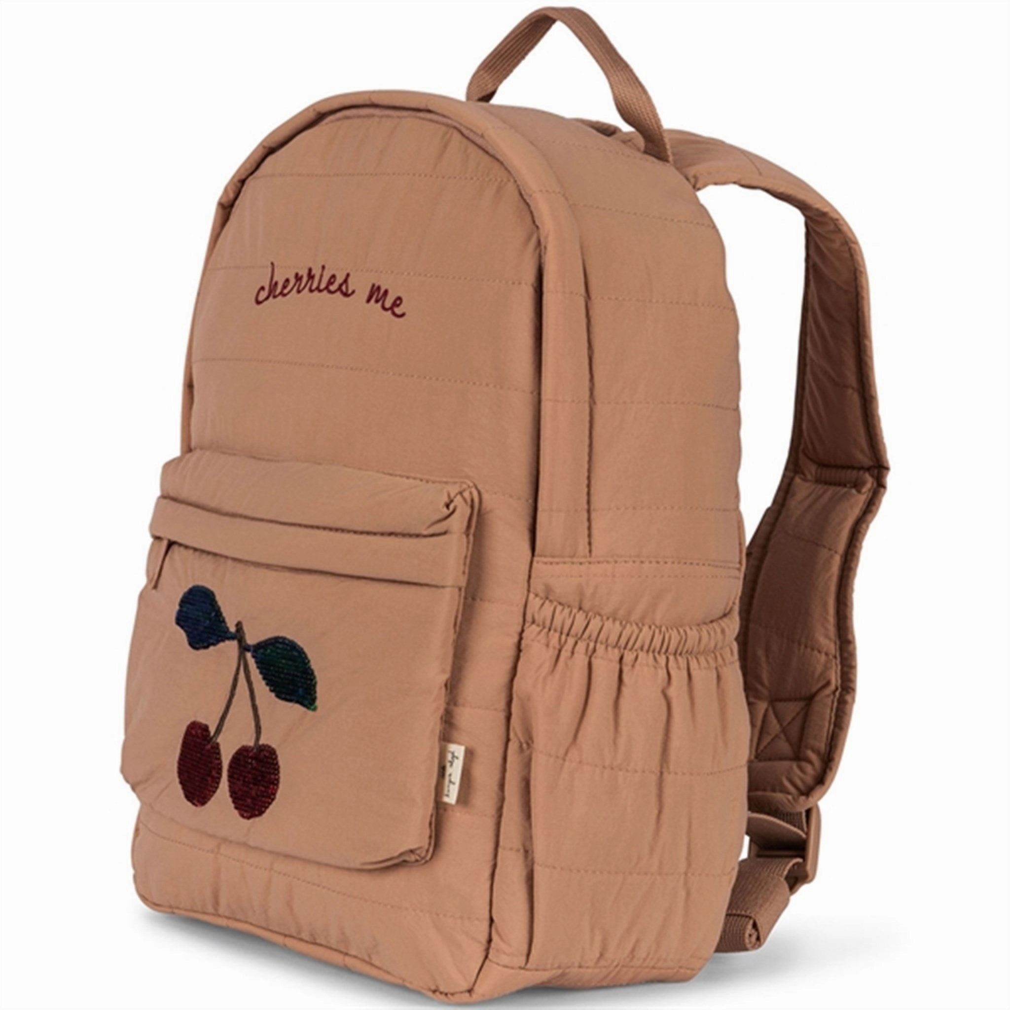 Konges Sljd Juno Quilted Sequin Backpack Midi Cherry