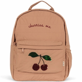 Konges Sljd Juno Quilted Sequin Backpack Midi Cherry
