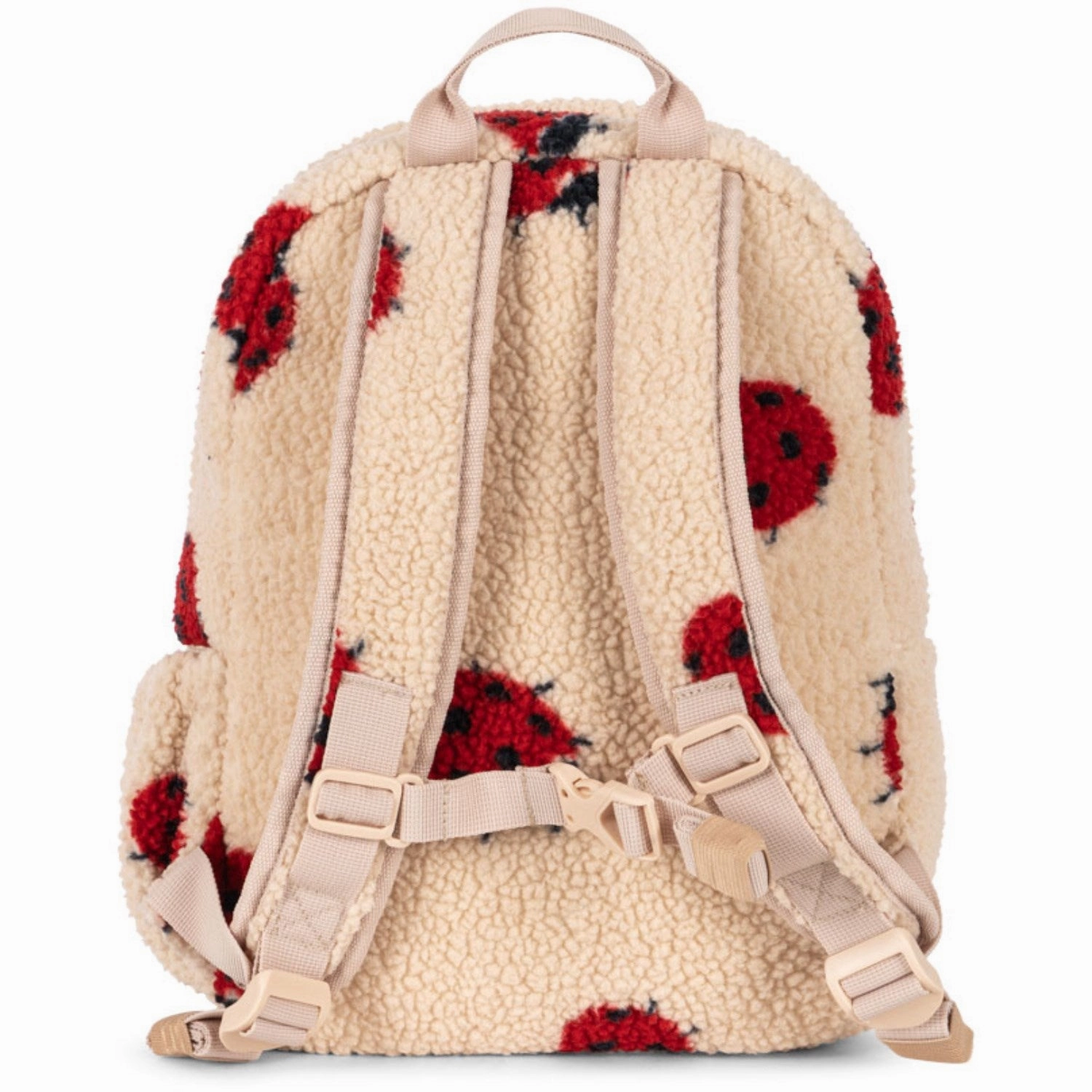 Konges Sljd Ladybug Sand Jody Teddy Backpack Grs