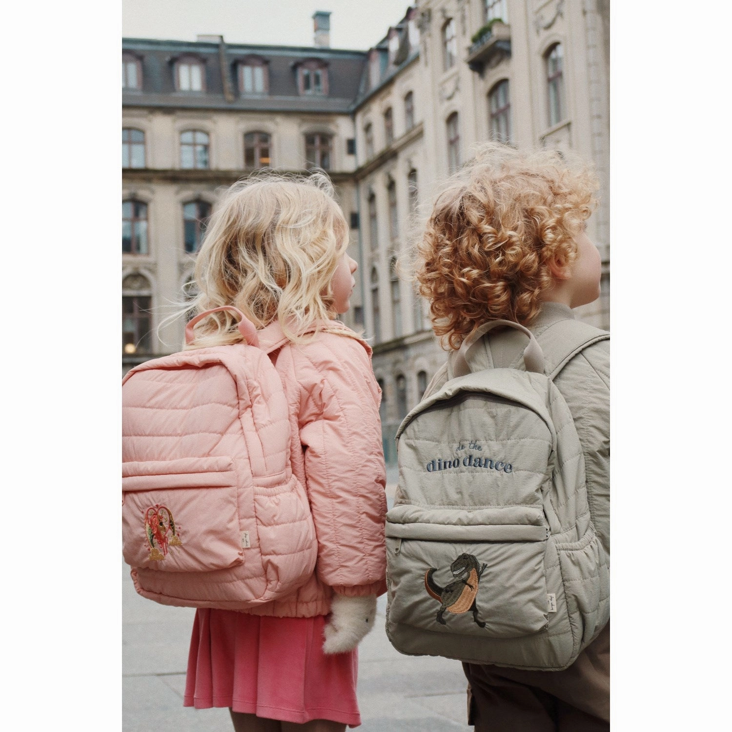 Konges Sljd Mellow Rose Juno Quilted Backpack Midi