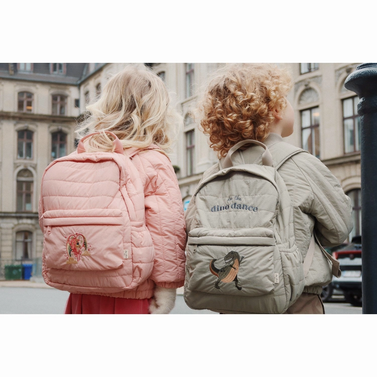 Konges Sljd Mellow Rose Juno Quilted Backpack Midi