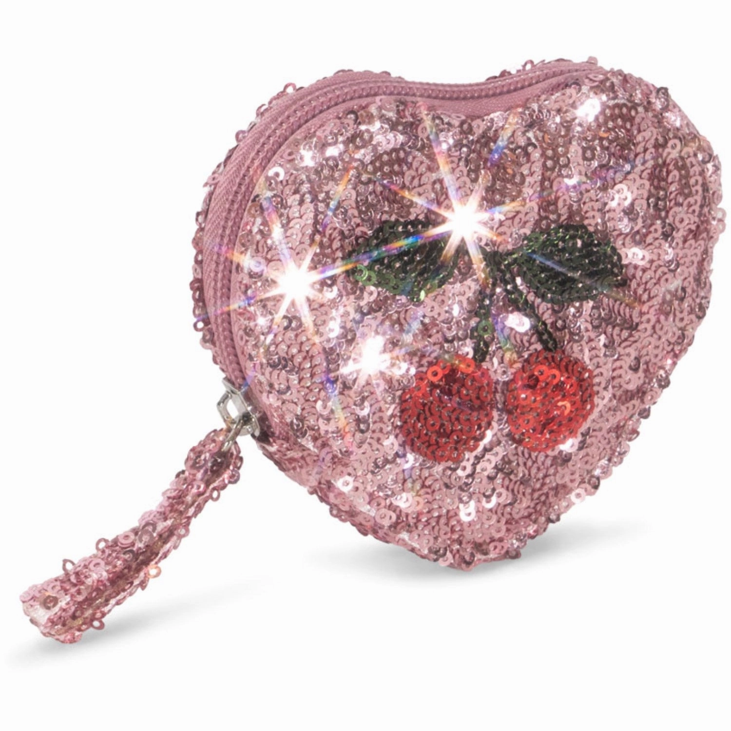 Konges Sljd Mellow Rose Sequin Heart Wallet
