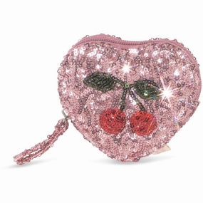 Konges Sljd Mellow Rose Sequin Heart Wallet