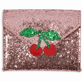 Konges Sljd Pink Glitter Love Letter Wallet