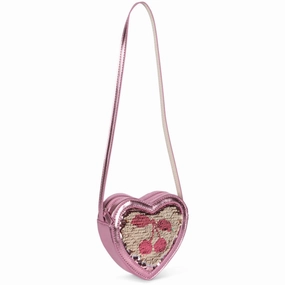Konges Sljd Rose Tut Heart Sequin Bag