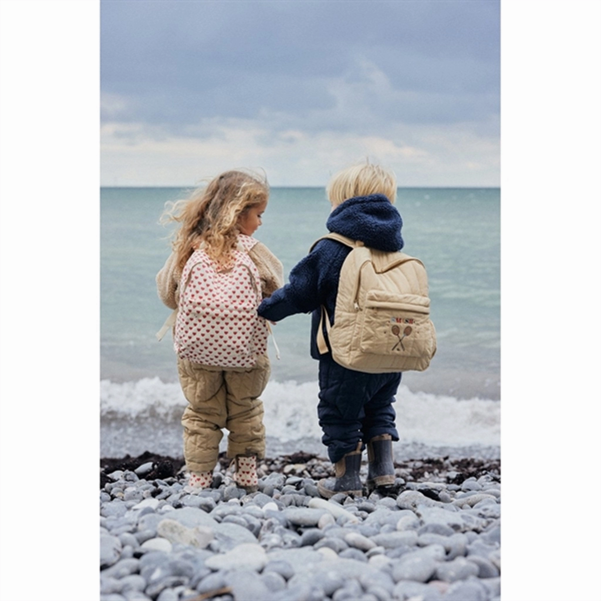 Konges Sljd Travertine Juno Quilted Backpack Midi