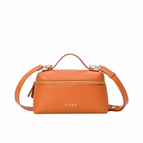Kyra Women's  Picco Cow Handbags Orange