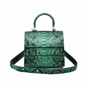 Kyra Women's Rubby Small Handbag Emerald Green