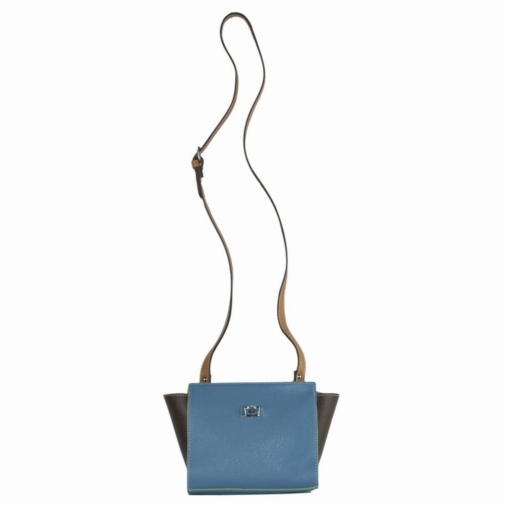 La Martina La Boca Chic Blue Leather Women's Crossbody