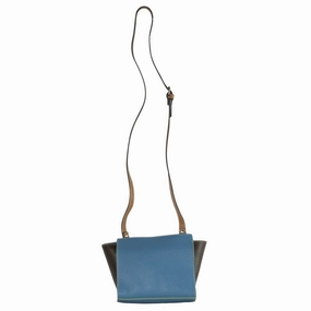 La Martina La Boca Chic Blue Leather Women's Crossbody