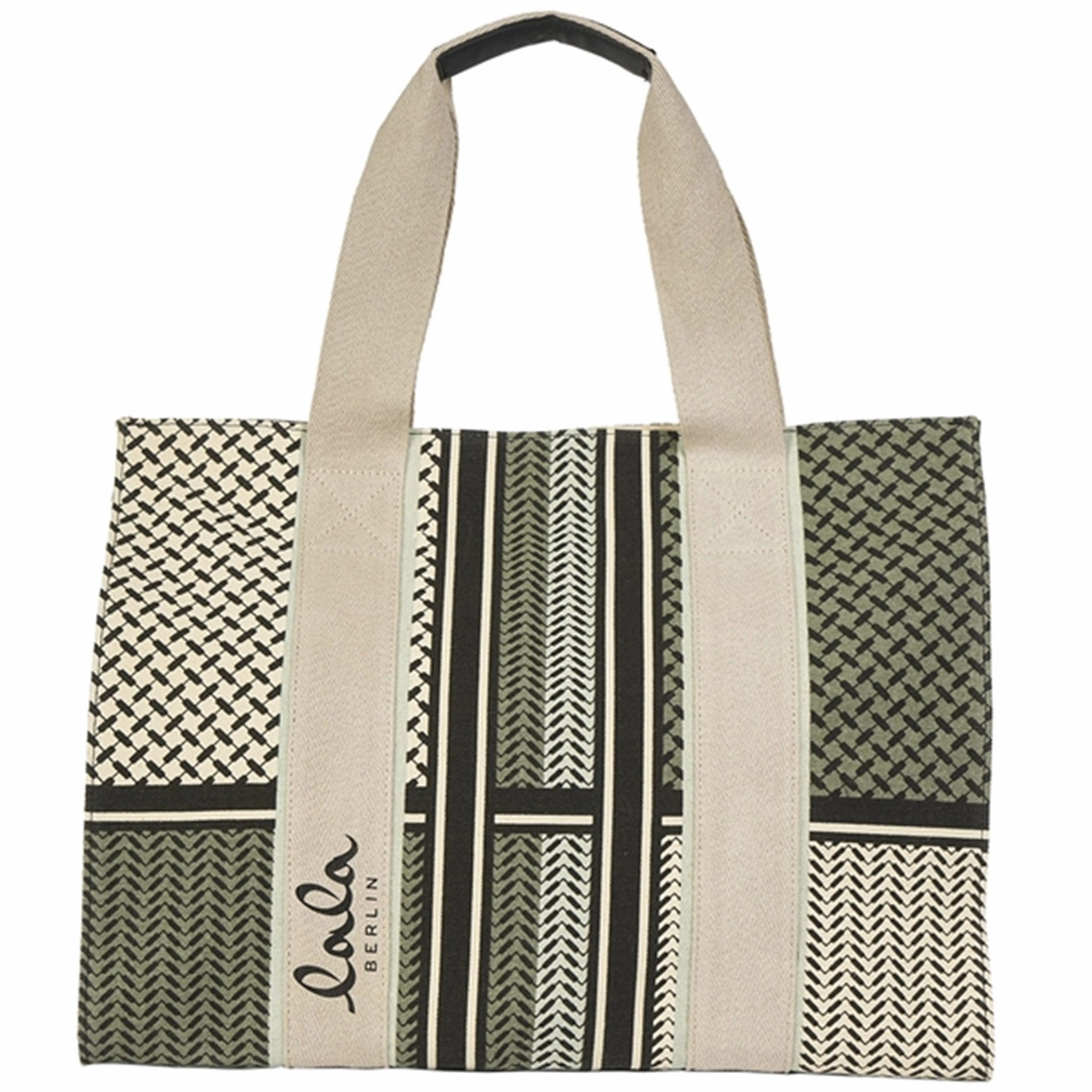 Lala Berlin East West Tote Calla Olive x Matcha