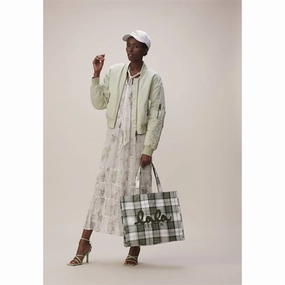Lala Berlin Tote Cali Check Vineyard Green