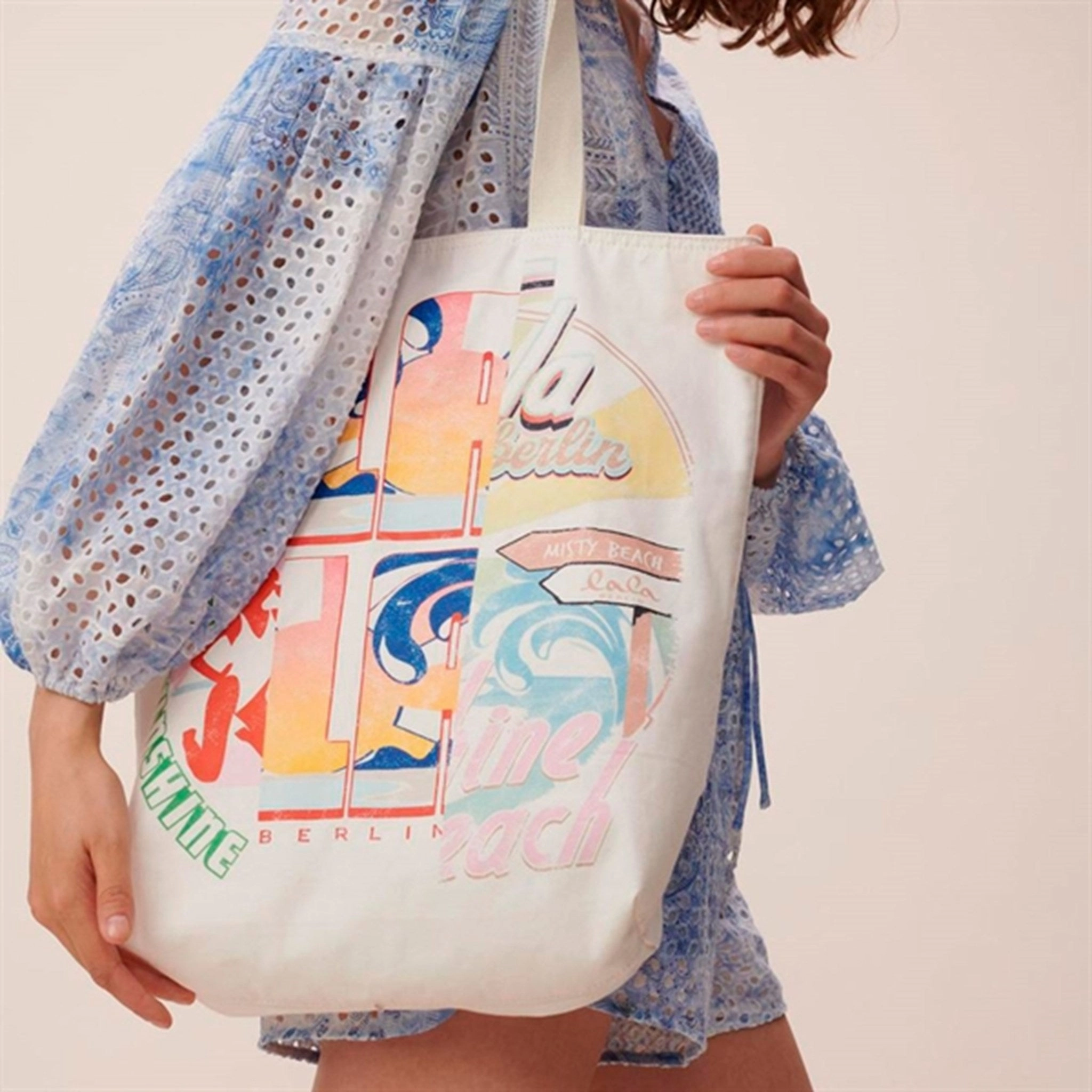Lala Berlin Tote Nina Sunset White