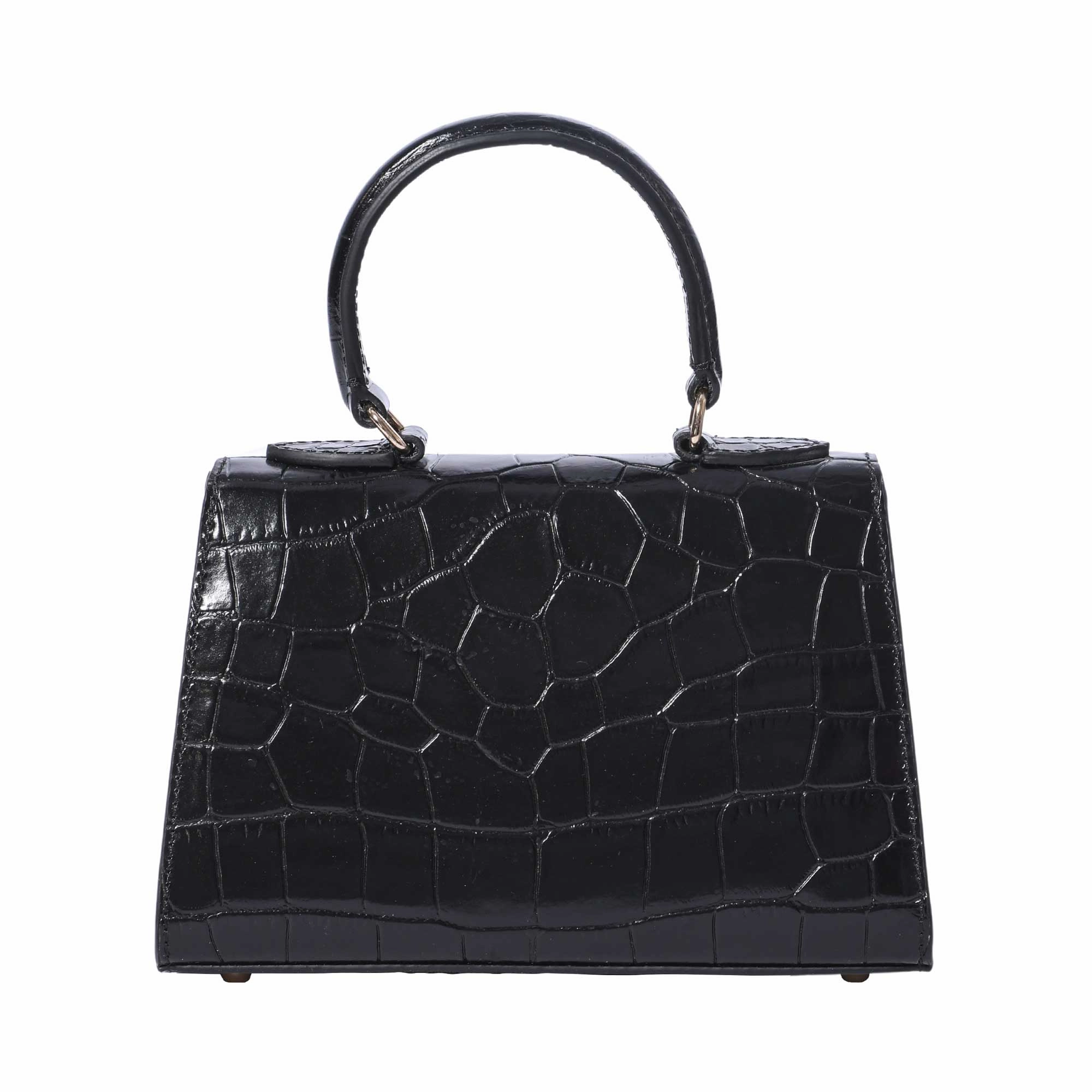 Lalage Fonteyn Small top handle Handbag with optional crossbody strap