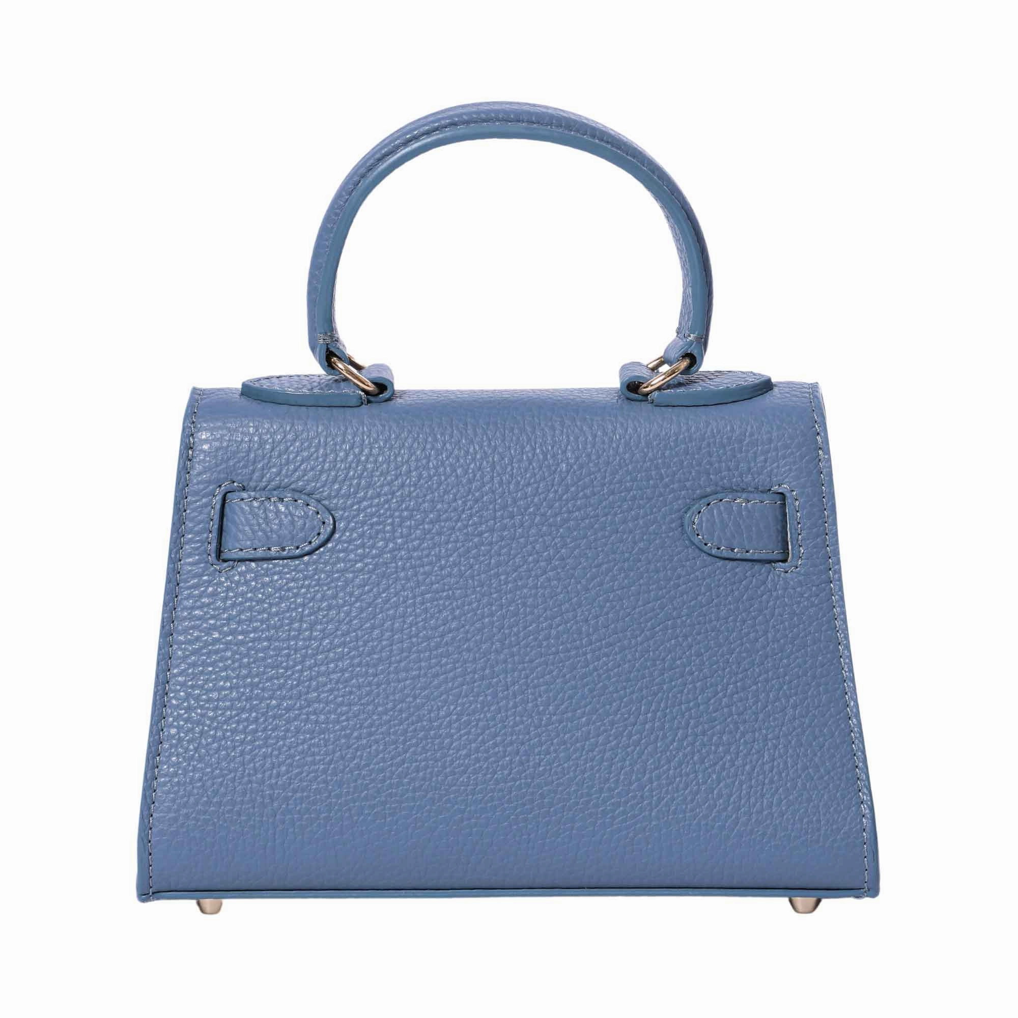 Lalage Maya Small top handle handbag with optional crossbody strap