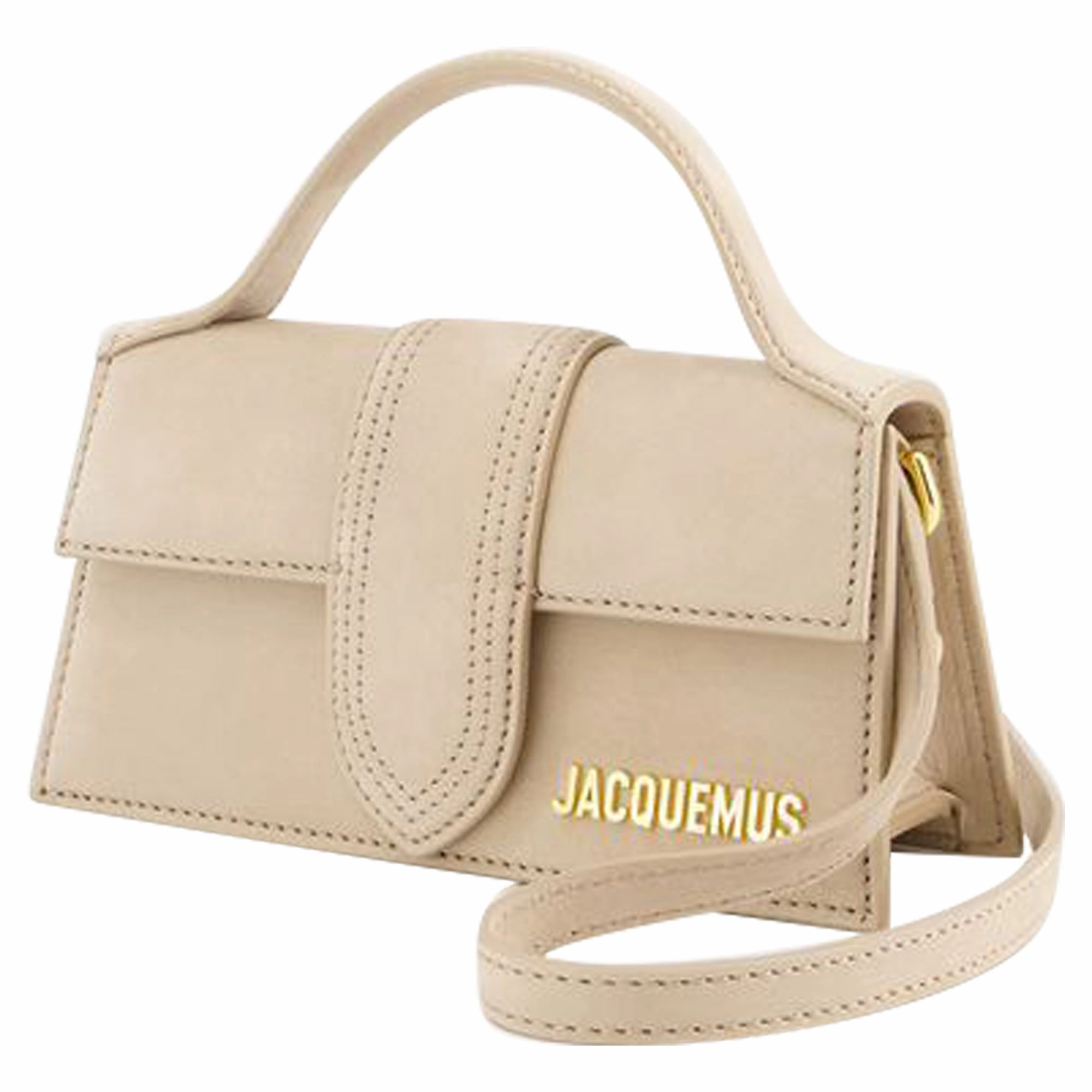 Le Bambino Bag - Jacquemus - Leather - Dark Beige