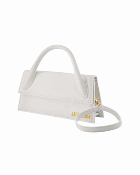 Le Chiquito Long Bag - Jacquemus - White - Leather