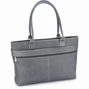 Le Donne Leather Fauna Executive Laptop Tote Bag