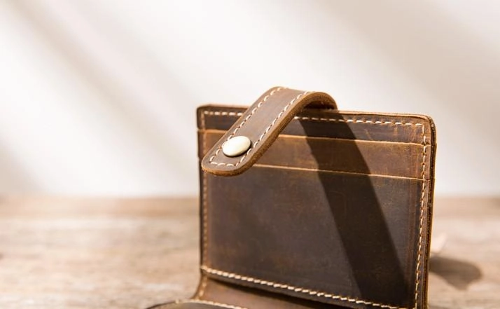 Leather Card Wallet Mens Small Card Wallet Card wallets for Men Credit Card Wallet for Men