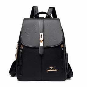 Leather Leisure Travel Backpack