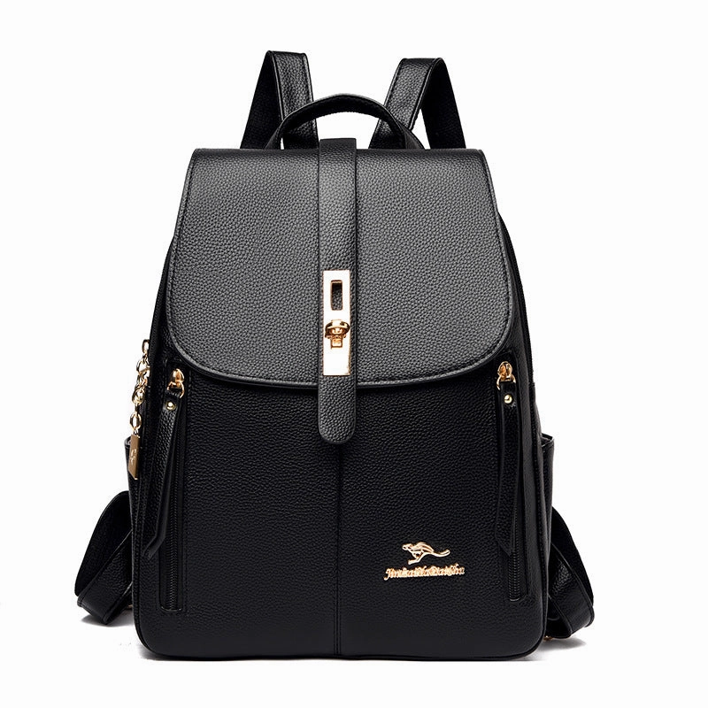 Leather Leisure Travel Backpack