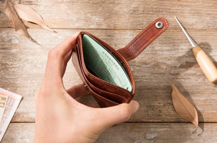 Leather Mens Card Holder Slim Front Pocket Wallet Card Wallets for Men