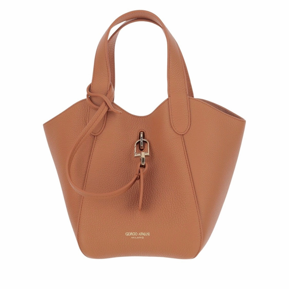 Leather Tote Bag With Logo